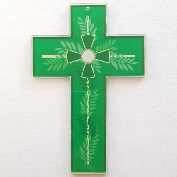 croix verte temps ordinaire, couleur liturgique